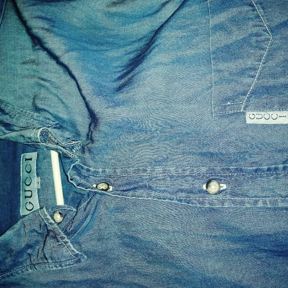 Designers Originals Other - GUCCI 🌴 Large Men Designer Jean Shirt🌴